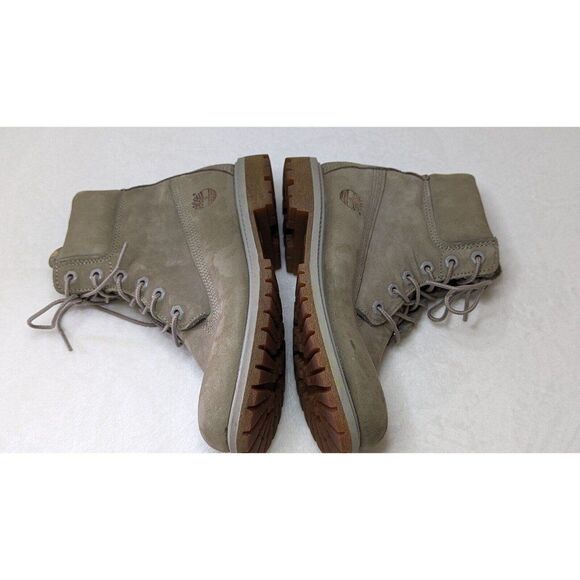 Timberland Women's Primaloft 200 Gram Boots-Size (6.5) Grey Suede Leather #A12R5 - Picture 6 of 12